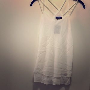 Strappy white cami top (+ blue cami bundle)